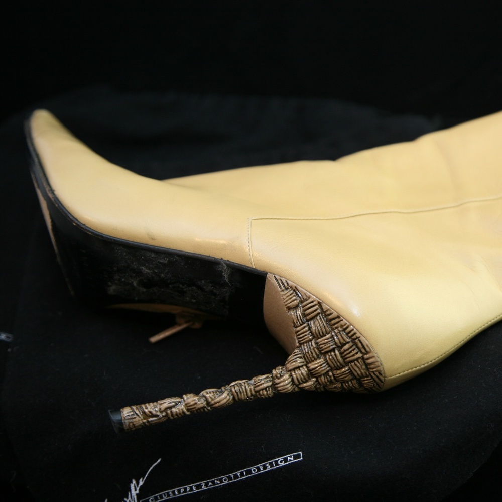 Guiseppi Zanotti Bamboo Heel, Leather